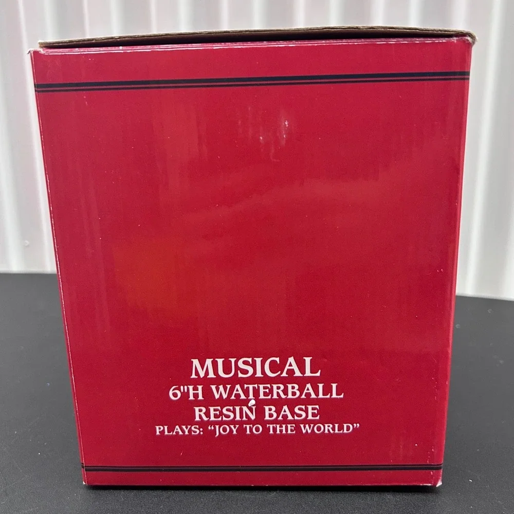 Dicksons Musical Nativity Snow Globe Waterball Joy to the World 6 inch